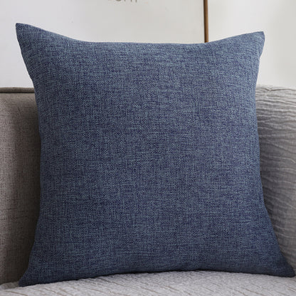 Plain Cotton Linen Sofa Cushion
