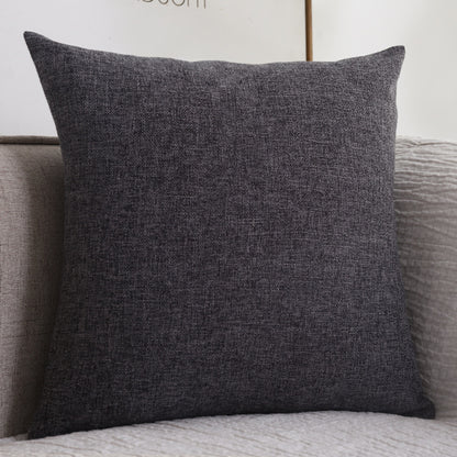 Plain Cotton Linen Sofa Cushion