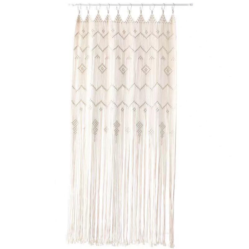 Bohemian Hand Woven Hoop Door Curtain