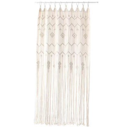 Bohemian Hand Woven Hoop Door Curtain