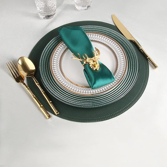 Nordic Luxury Ceramic Dinner Plate - Perfect for Steak & Main Courses