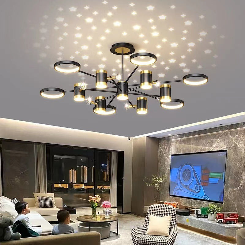 Light Luxury Nordic Star Chandelier - Modern Whole House Lighting Package