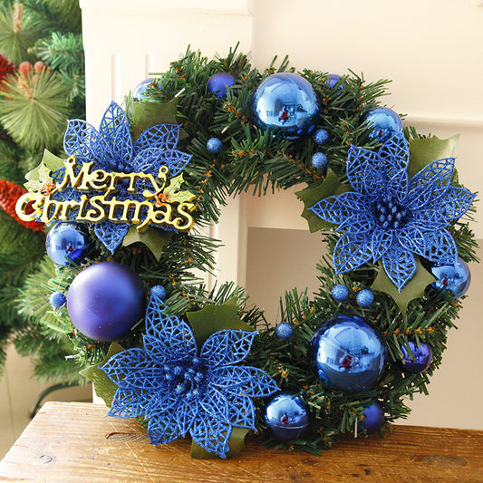 Christmas Wreath for Home & Garden Decor - Holiday Door Decoration for Mall and Home Entrance