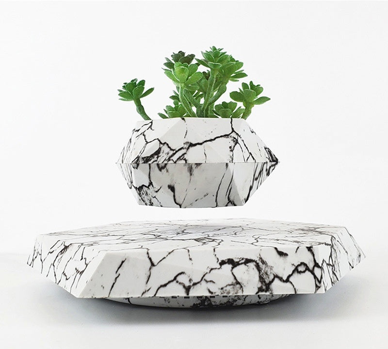 Levitating Plant Pot - Floating Magnetic Bonsai Planter for Home & Office | Modern Decor, Unique Gift