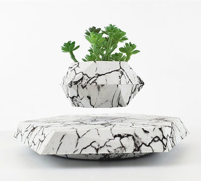 Levitating Plant Pot - Floating Magnetic Bonsai Planter for Home & Office | Modern Decor, Unique Gift