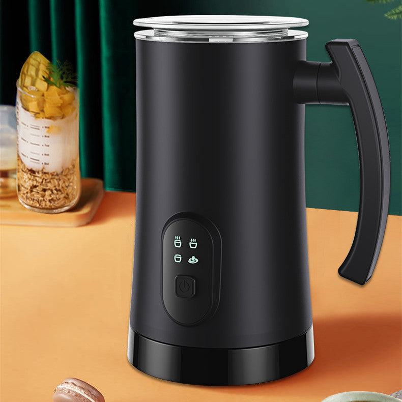 Automatic Stainless Steel Milk Frother | Hot & Cold Milk Whipping Machine