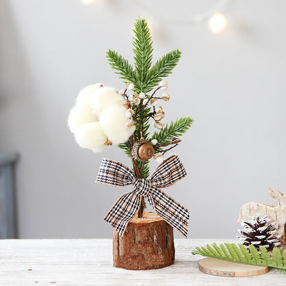 Small Christmas Wrought Iron Tree Ornaments - Holiday Decor