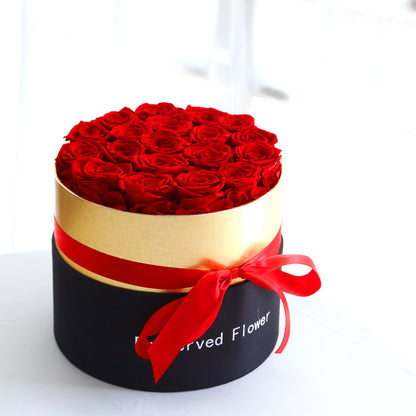 Eternal Preserved Roses in Gift Box - Real Romantic Roses for Valentine's Day, Anniversaries, and Special Occasions