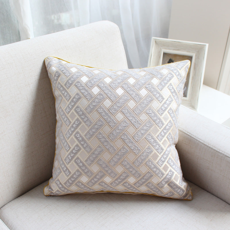 Chenille Jacquard Decorative Throw Pillow - Luxury Cushion