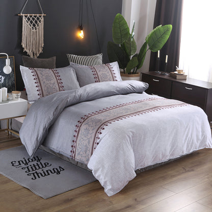 Simple Plain Bedding Set for Minimalist Style
