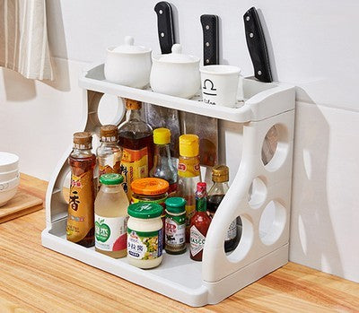 Multilayer Kitchen Storage Shelving - Organize Your Kitchen Supplies