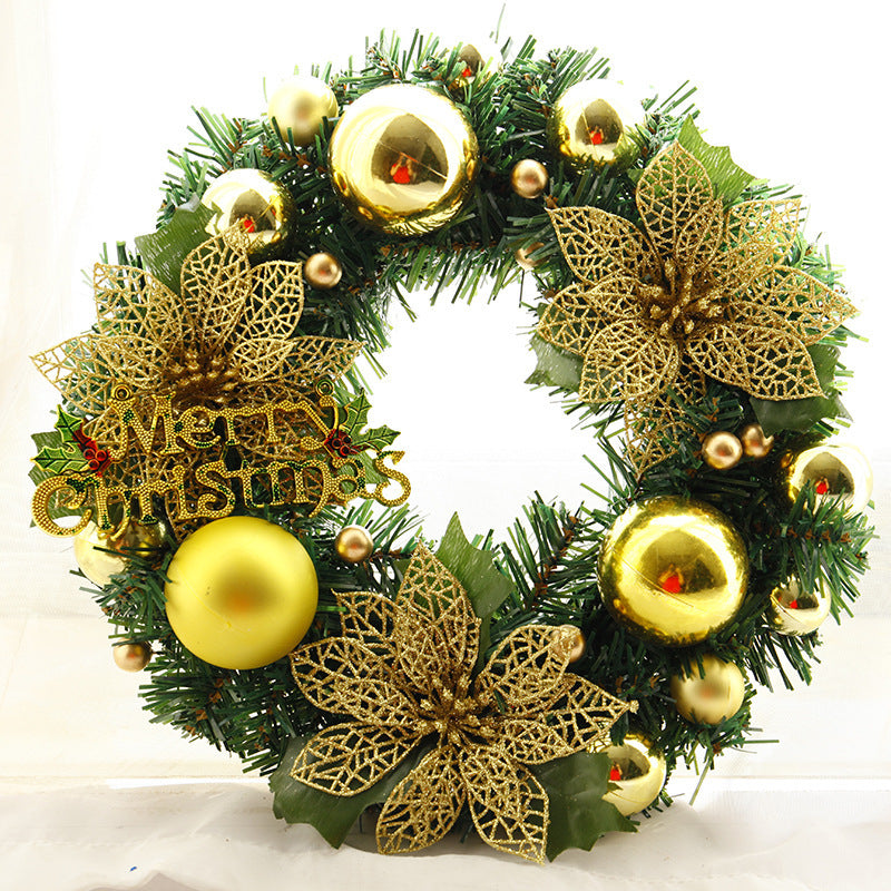 Christmas Wreath for Home & Garden Decor - Holiday Door Decoration for Mall and Home Entrance