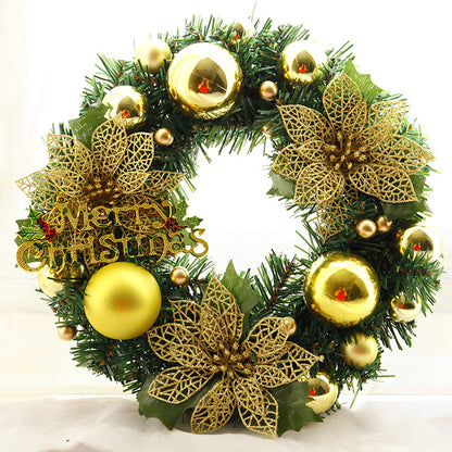 Christmas Wreath for Home & Garden Decor - Holiday Door Decoration for Mall and Home Entrance