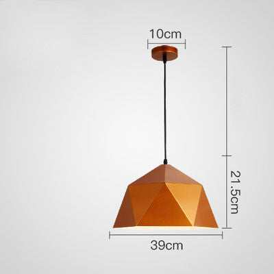 "Colorful Geometric Hanging Lamps | Creative Lighting for Modern Spaces