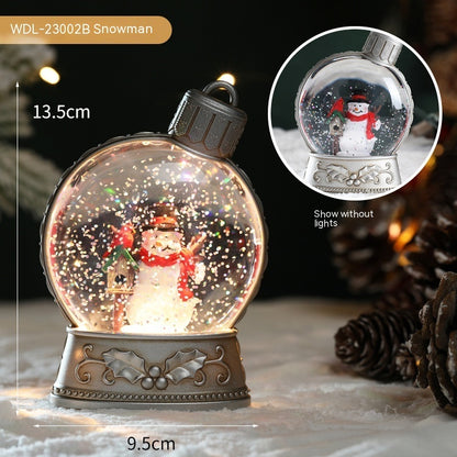 Christmas Luminous Simulation Flat Light - LED Flame Light Holiday Scene Decor