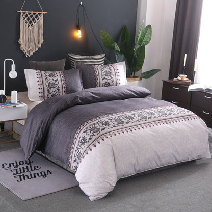 Simple Plain Bedding Set for Minimalist Style
