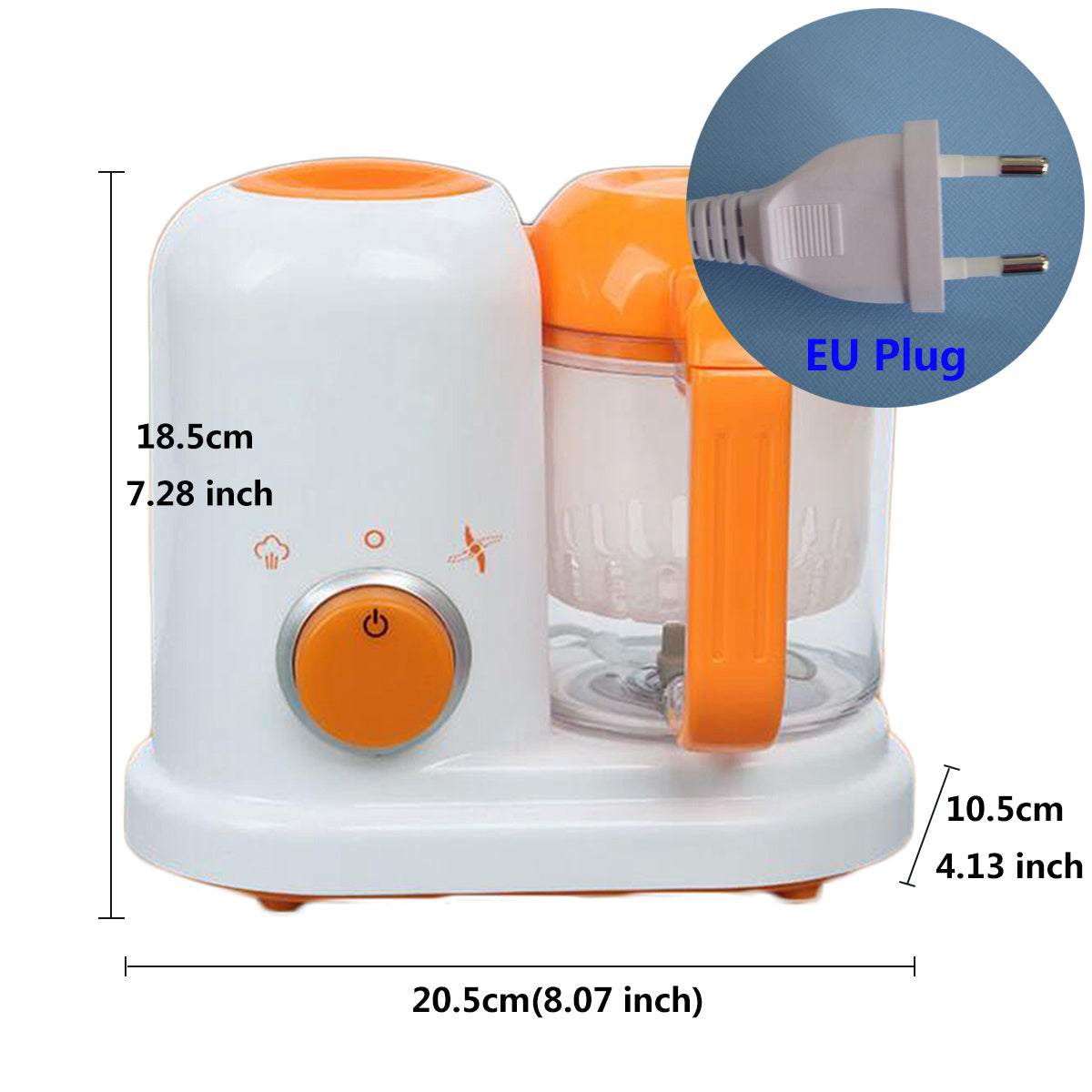 Multi-Function Baby Food Processor & Milk Warmer | Smart Baby Food Maker with Steamer, Blender & Ice Crusher