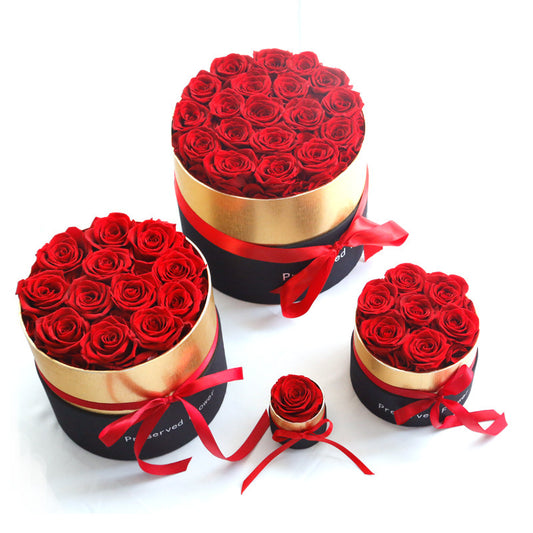 Eternal Preserved Roses in Gift Box - Real Romantic Roses for Valentine's Day, Anniversaries, and Special Occasions