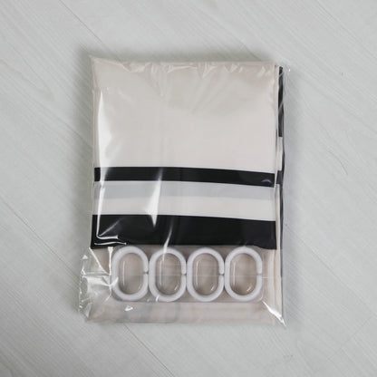 Waterproof Spring Spun Polyester Shower Curtain
