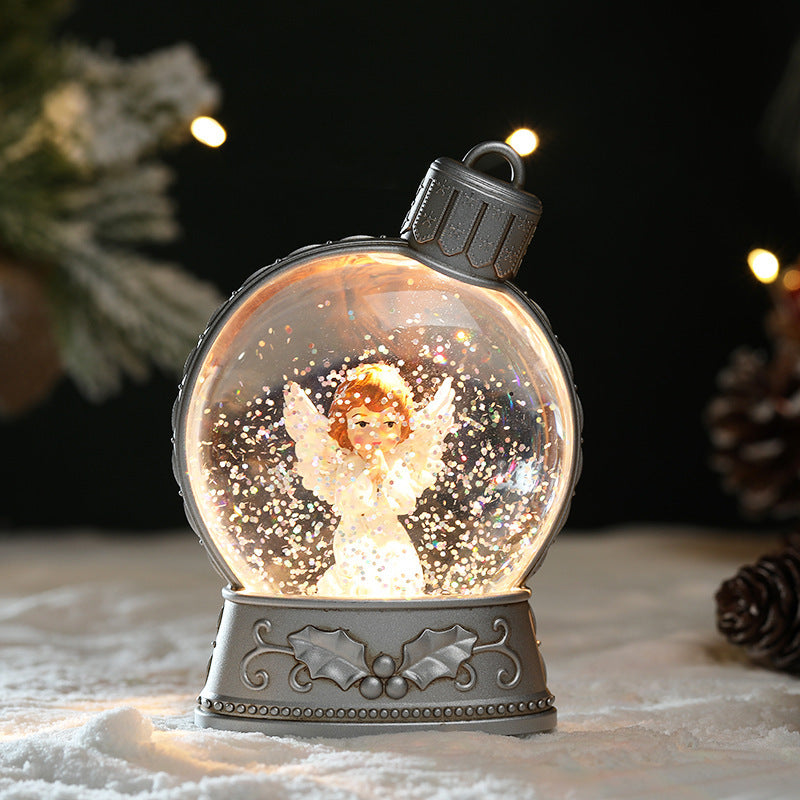 Christmas Luminous Simulation Flat Light - LED Flame Light Holiday Scene Decor