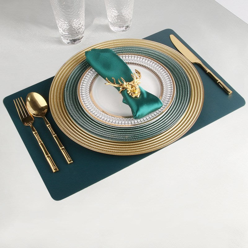 Nordic Luxury Ceramic Dinner Plate - Perfect for Steak & Main Courses