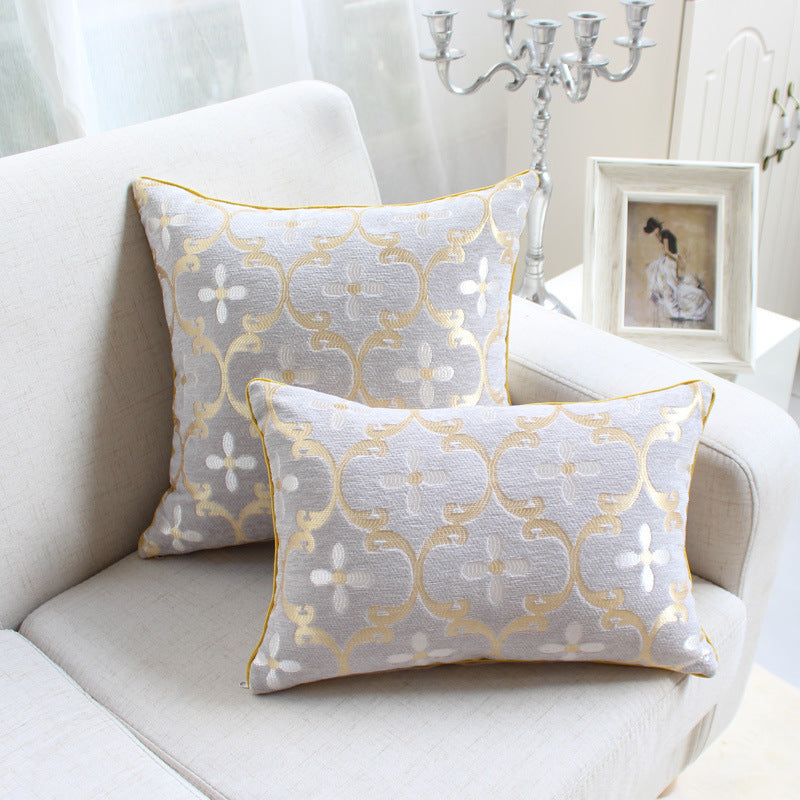 Chenille Jacquard Decorative Throw Pillow - Luxury Cushion