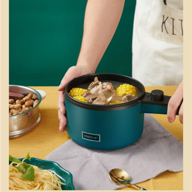 Mini Kitchen Electric Pot – 1.2L Non-Stick Multifunctional Cooker | Smart Noodle, Soup, Steamer & Hot Pot