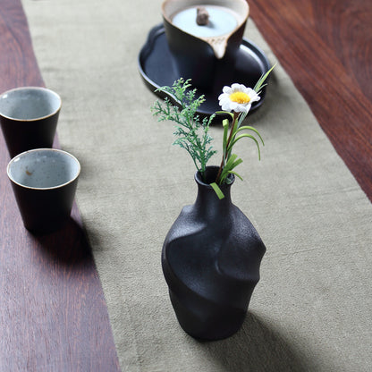 Ceramic Vase for Dried Flowers - Simulated Dry Flower Design