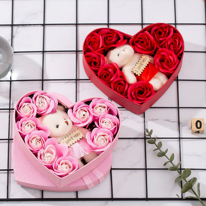 Heart-Shaped Rose Gift Box – Perfect for Christmas, Valentine’s Day, Mother’s Day, and Birthdays