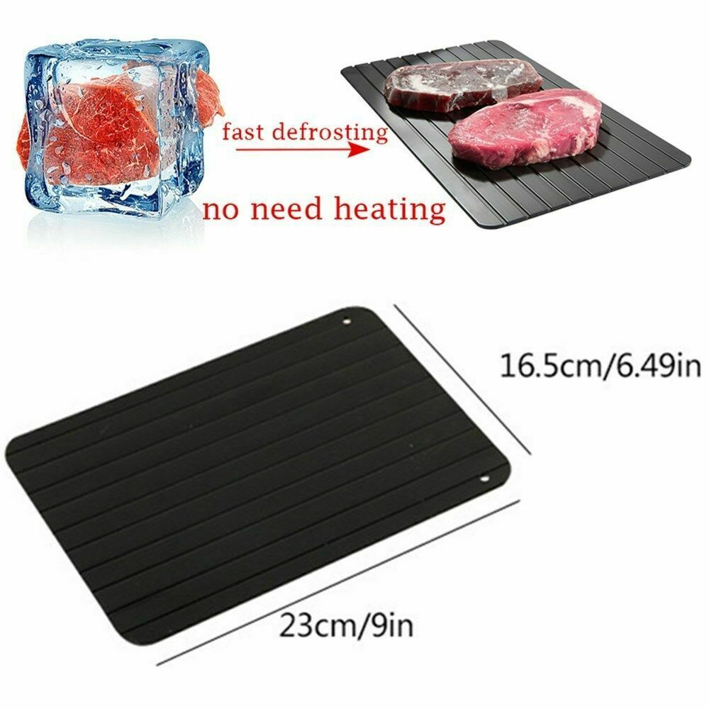 Fast Defrost Tray | Quick Thaw Frozen Food, Meat & Fruit | Kitchen Gadgets