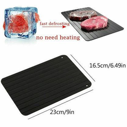 Fast Defrost Tray | Quick Thaw Frozen Food, Meat & Fruit | Kitchen Gadgets