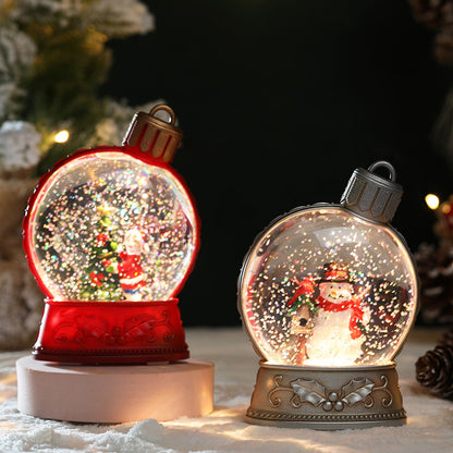 Christmas Luminous Simulation Flat Light - LED Flame Light Holiday Scene Decor