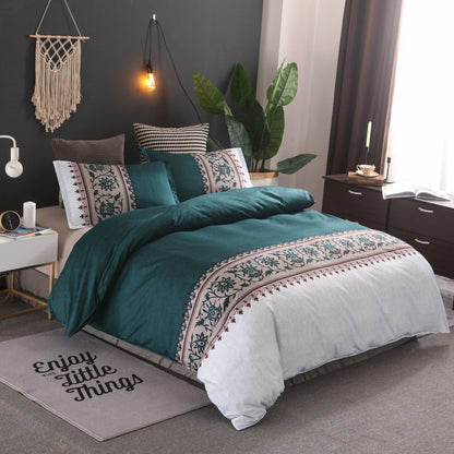 Simple Plain Bedding Set for Minimalist Style