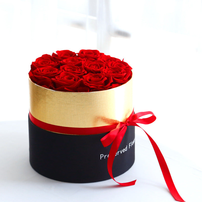 Eternal Preserved Roses in Gift Box - Real Romantic Roses for Valentine's Day, Anniversaries, and Special Occasions