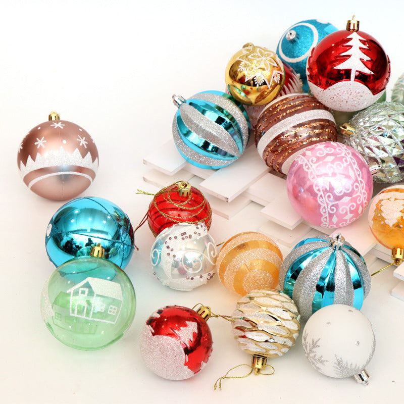 6cm Christmas Balls - Bright Colorful Ornaments for Tree Decoration