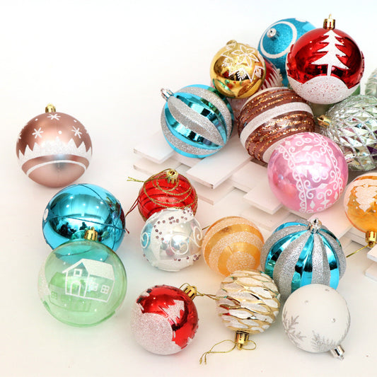6cm Christmas Balls - Bright Colorful Ornaments for Tree Decoration
