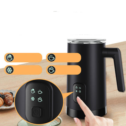 Automatic Stainless Steel Milk Frother | Hot & Cold Milk Whipping Machine