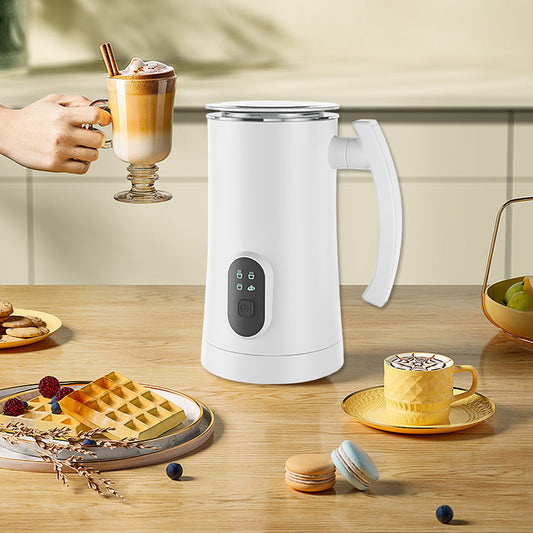 Automatic Stainless Steel Milk Frother | Hot & Cold Milk Whipping Machine
