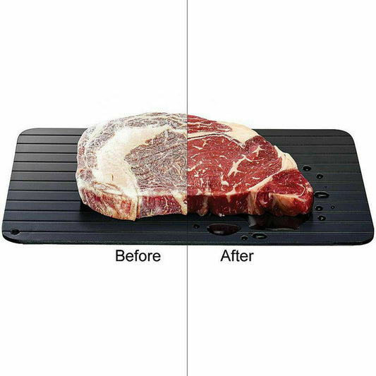 Fast Defrost Tray | Quick Thaw Frozen Food, Meat & Fruit | Kitchen Gadgets