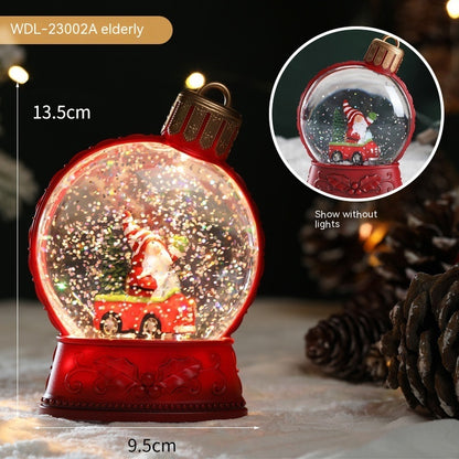 Christmas Luminous Simulation Flat Light - LED Flame Light Holiday Scene Decor