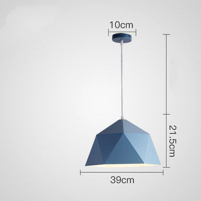 "Colorful Geometric Hanging Lamps | Creative Lighting for Modern Spaces