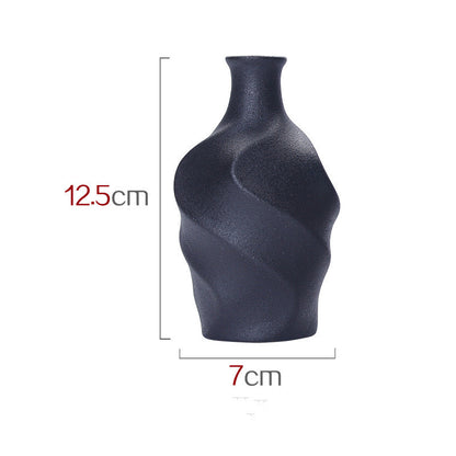 Ceramic Vase for Dried Flowers - Simulated Dry Flower Design