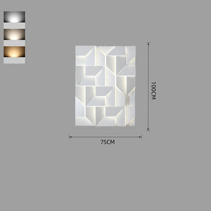 Creative Nordic Wall Lamp - Artistic Living Room Background Light