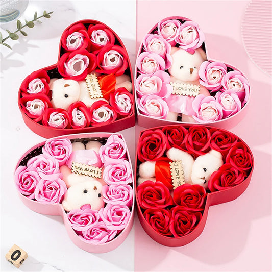 Heart-Shaped Rose Gift Box – Perfect for Christmas, Valentine’s Day, Mother’s Day, and Birthdays