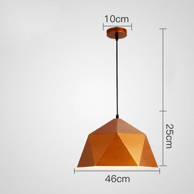 "Colorful Geometric Hanging Lamps | Creative Lighting for Modern Spaces