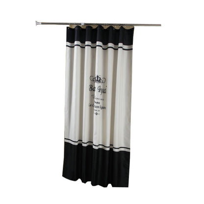 Waterproof Spring Spun Polyester Shower Curtain
