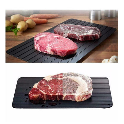 Fast Defrost Tray | Quick Thaw Frozen Food, Meat & Fruit | Kitchen Gadgets