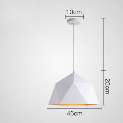 "Colorful Geometric Hanging Lamps | Creative Lighting for Modern Spaces