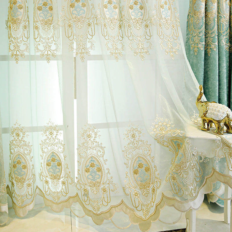 Full Blackout Curtains for Bedroom - Green, Light-Blocking Drapes