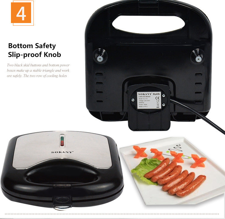 Home Hot Dog & Sausage Frying Machine | Kitchen Gadgets